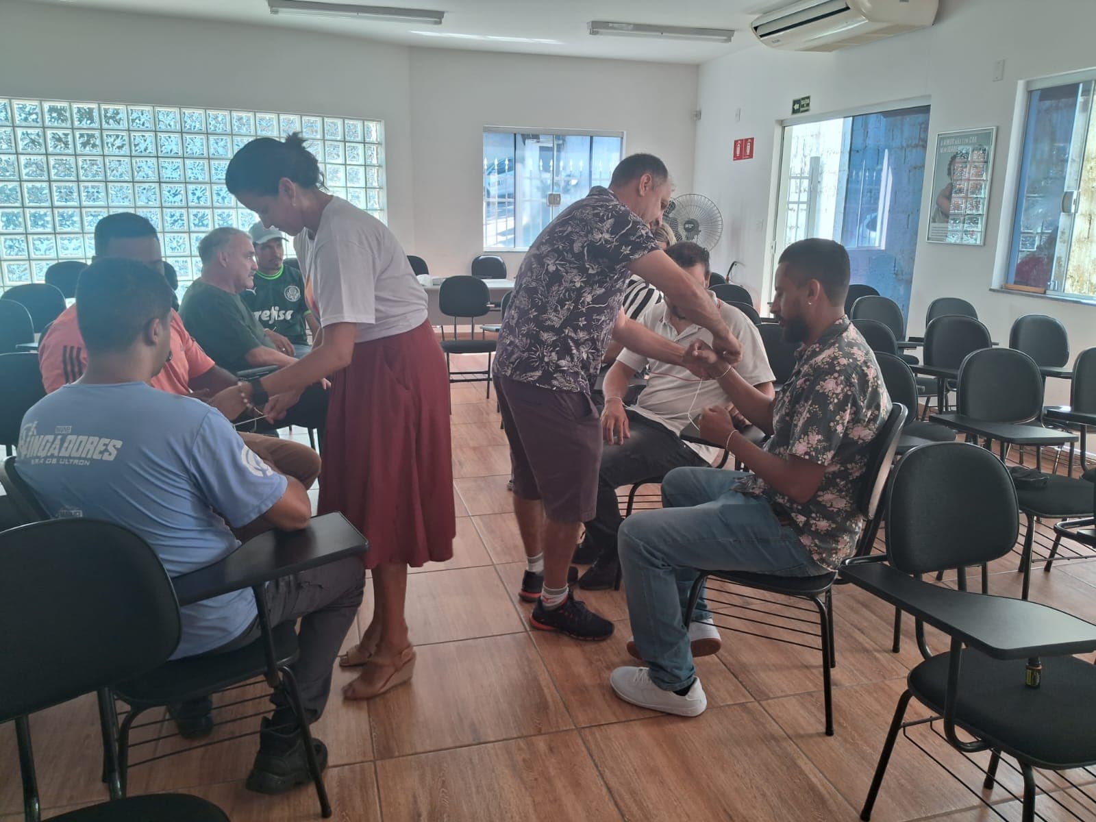 Grupo reflexivo masculino conduzido pelo Instituto Madhu — registro 4